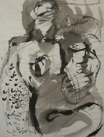 Aus der Serie: Lilith - Lilith mit Krug